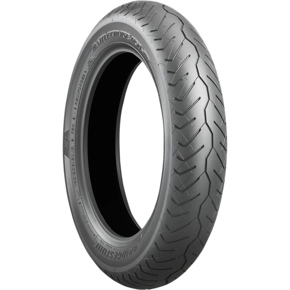 Bridgestone Battlecruise H50 130/90B16 67H TL – fordæk – originalt Bridgestone fordæk med let styring, komfort og stabilitet til tunge cruisere. Køb hos Mo2parts.